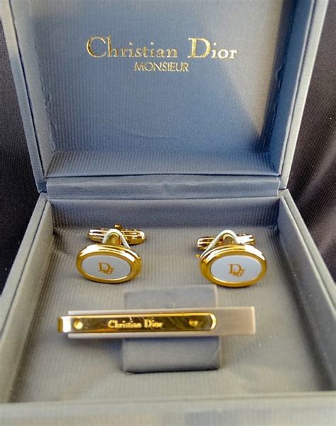 fake christian dior tie|christian dior cufflinks men.